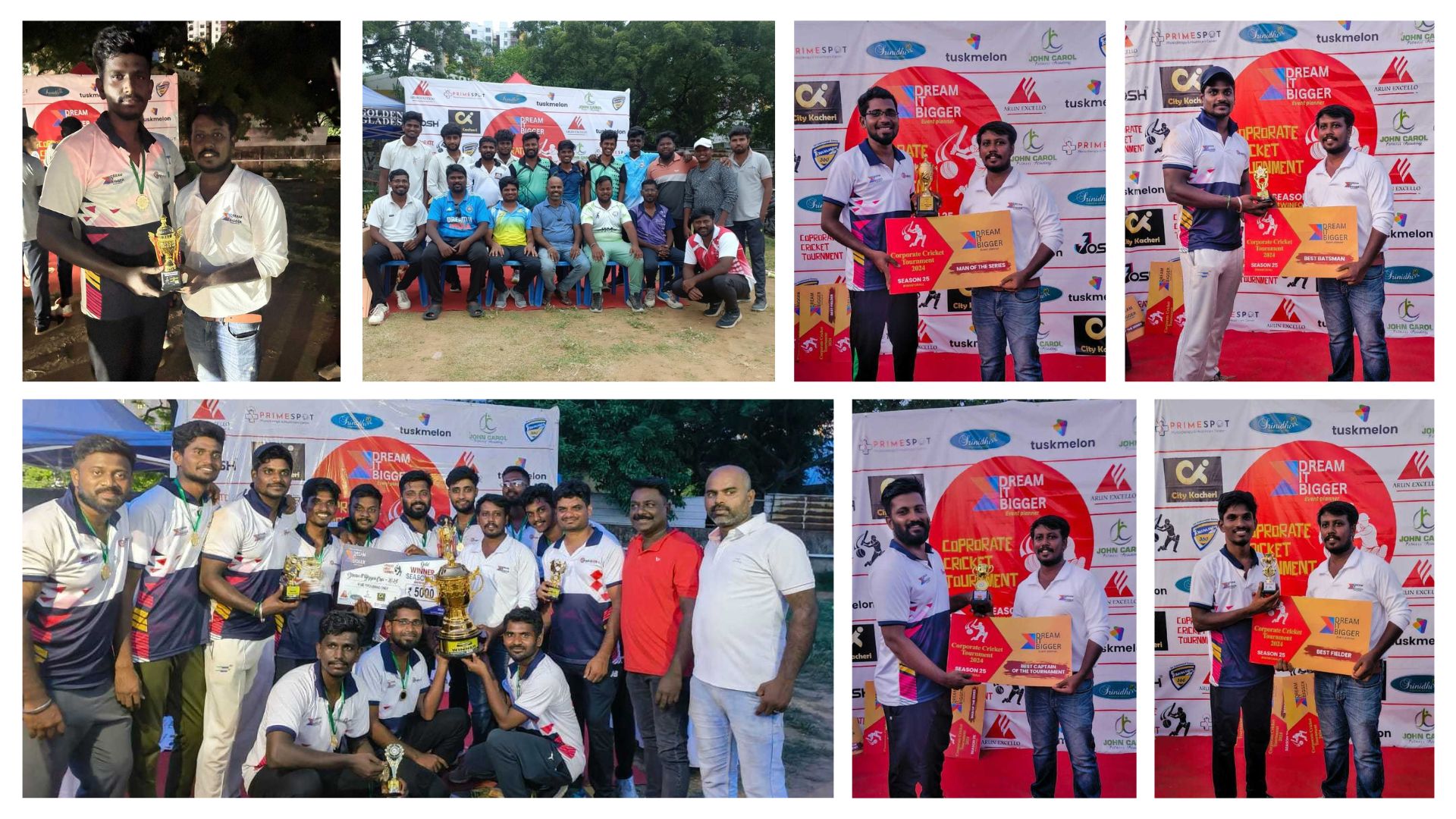 Inspirisys at Corporate Cricket Tournament-Awards